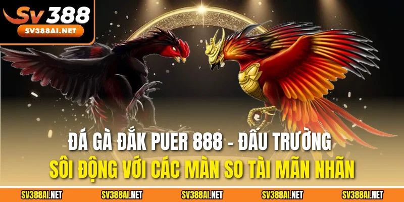 Đá gà Đắk Puer 888 - Đấu trường sôi động với các màn so tài mãn nhãn
