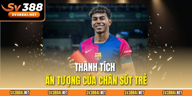 Thành tích ấn tượng của chân sút trẻ